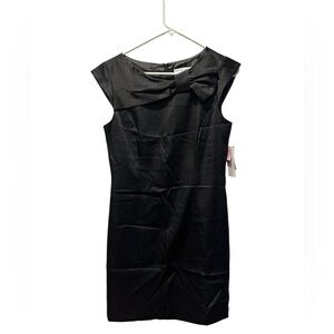 NEW Sandra Darren Black Mini Dress with Bow